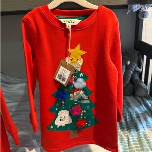 Boden Christmas tree sweater 3-4Y